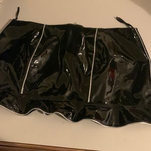 Pvc mini skirt